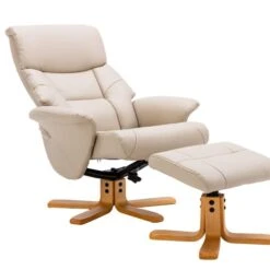 Dunelm Whitham Faux Leather Swivel Chair -Home Furniture 30764896 alt03