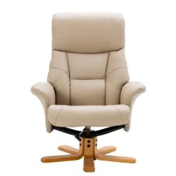 Dunelm Whitham Faux Leather Swivel Chair -Home Furniture 30764896 alt05