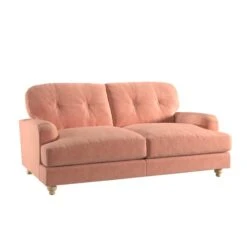 Dunelm Martha Vintage Velvet 2 Seater Sofa -Home Furniture 30765151 alt02