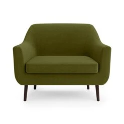 Dunelm Eddie Velvet Large Armchair -Home Furniture 30765518 alt02
