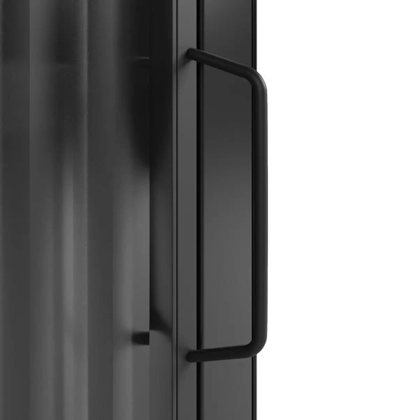 Dunelm Stannis Reeded Glass Tall Cabinet 6 Dunelm Stannis Reeded Glass Tall Cabinet - Image 6