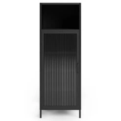 Dunelm Stannis Reeded Glass Single Door Cabinet -Home Furniture 30765708 alt02