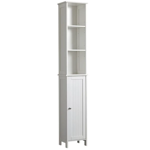 Dunelm Rimini White Tall Cabinet 5 Dunelm Rimini White Tall Cabinet - Image 5