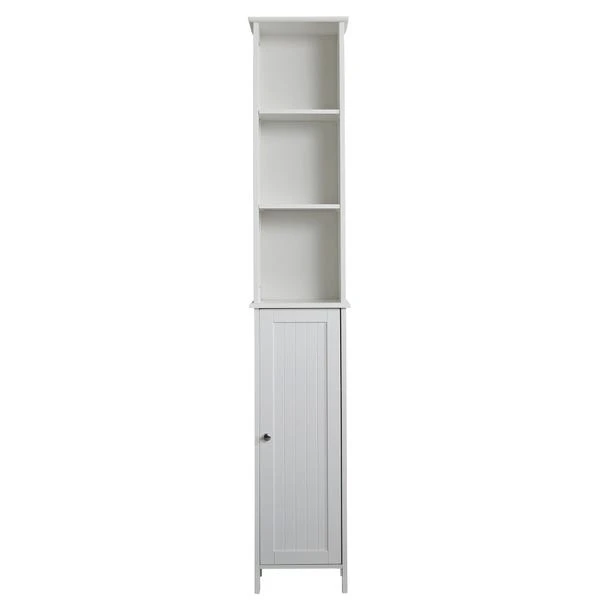 Dunelm Rimini White Tall Cabinet 6 Dunelm Rimini White Tall Cabinet - Image 6