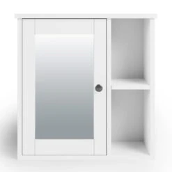 Dunelm Lynton White Compact Bathroom Wall Cabinet -Home Furniture 30765922 alt02