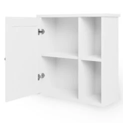 Dunelm Lynton White Compact Bathroom Wall Cabinet -Home Furniture 30765922 alt04