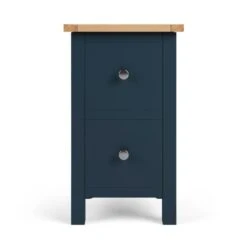 Dunelm Bromley 2 Drawer Slim Bedside Table -Home Furniture 30766089 alt02