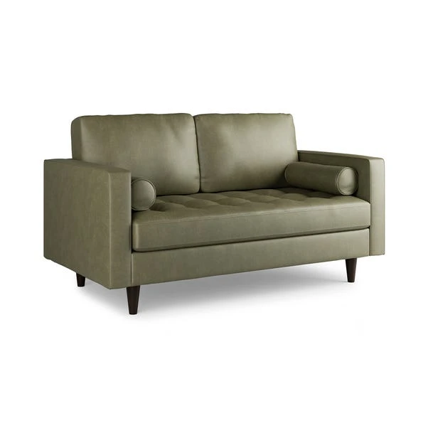Dunelm Zoe Faux Leather 2 Seater Sofa 2 Dunelm Zoe Faux Leather 2 Seater Sofa - Image 2