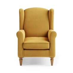 Dunelm Oswald Self Assembly Velvet Chair -Home Furniture 30766623 alt02