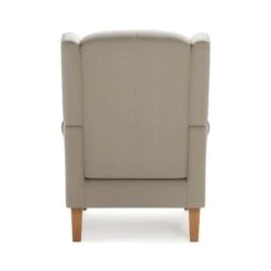 Dunelm Oswald Button Back Faux Wool Wingback Armchair -Home Furniture 30766640 alt05