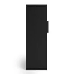 Dunelm Winslow Wall Cabinet Black Rattan -Home Furniture 30766796 alt03