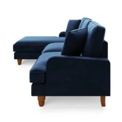 Dunelm Beatrice Matte Velvet Left Hand Corner Chaise -Home Furniture 30767107 alt03