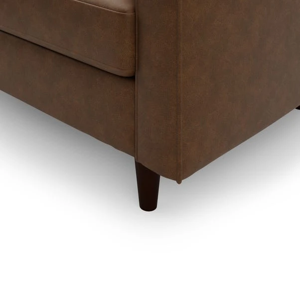 Dunelm Zoe Faux Leather Left Hand Corner Chaise 6 Dunelm Zoe Faux Leather Left Hand Corner Chaise - Image 6