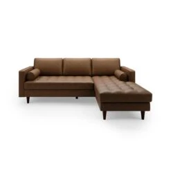 Dunelm Zoe Faux Leather Right Hand Corner Sofa 8 Dunelm Zoe Faux Leather Right Hand Corner Sofa -Home Furniture 30767155 alt02