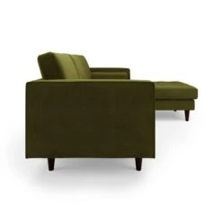 Dunelm Zoe Velvet Right Hand Corner Sofa -Home Furniture 30767175 alt03