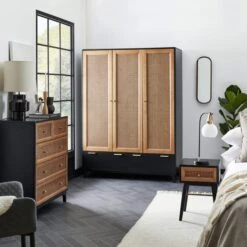 Dunelm Franco 5 Drawer Chest, Black -Home Furniture 30768078 alt07