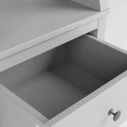 Dunelm Lynton 3 Drawer Ladder Bedside Table, Grey 11 Dunelm Lynton 3 Drawer Ladder Bedside Table, Grey -Home Furniture 30768459 alt05