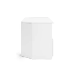 Dunelm Larson Corner TV Unit White -Home Furniture 30768488 alt03