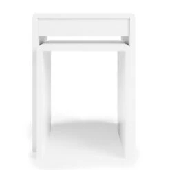 Dunelm Larson White Nest Of Tables -Home Furniture 30768516 alt02