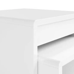 Dunelm Larson White Nest Of Tables -Home Furniture 30768516 alt03