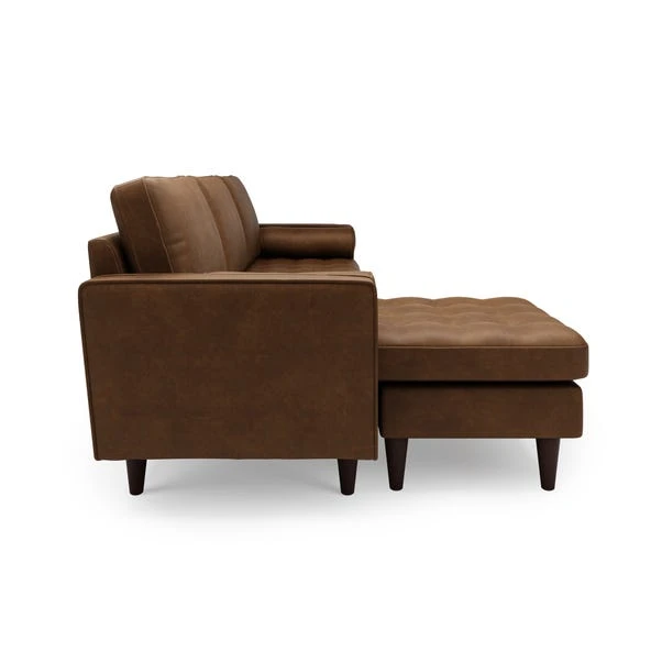 Dunelm Alfie Faux Leather Corner Chaise 4 Dunelm Alfie Faux Leather Corner Chaise - Image 4