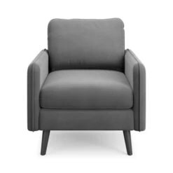 Dunelm Milton Velvet Armchair In A Box 8 Dunelm Milton Velvet Armchair In A Box -Home Furniture 30768619 alt02