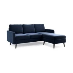 Dunelm Milton Velvet Corner Chaise In A Box -Home Furniture 30768620 alt03