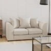 Dunelm Blake Soft Texture Fabric 2 Seater Sofa