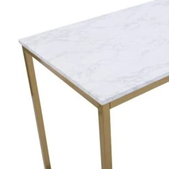Dunelm Kendall Bar Table White Faux Marble -Home Furniture 30769219 alt04