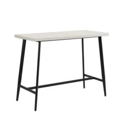 Dunelm Zuri Concrete Effect Bar Table -Home Furniture 30769230 alt02