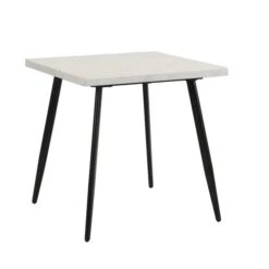 Dunelm Zuri Concrete Effect Square Dining Table -Home Furniture 30769231 alt02