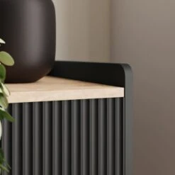 Dunelm Georgi Extra Wide TV Unit Black 10 Dunelm Georgi Extra Wide TV Unit Black -Home Furniture 30769272 alt04