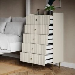 Dunelm Georgi 5 Drawer Chest -Home Furniture 30769721 alt02