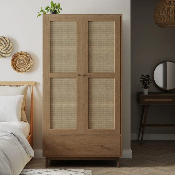 Dunelm Indi Double Wardrobe, Mango Wood 1 Dunelm Indi Double Wardrobe, Mango Wood