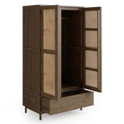 Dunelm Indi Double Wardrobe, Mango Wood 10 Dunelm Indi Double Wardrobe, Mango Wood -Home Furniture 30770395 alt04