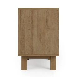Dunelm Indi 2 Drawer Bedside Table, Mango Wood -Home Furniture 30770720 alt03