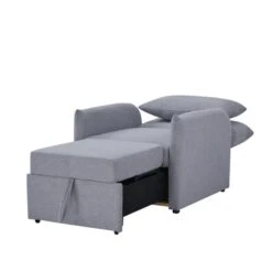 Dunelm Grayson Grey Chair Bed Light -Home Furniture 30772680 alt06