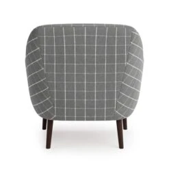Dunelm Eddie Window Pane Check Tub Armchair -Home Furniture 30774780 alt04