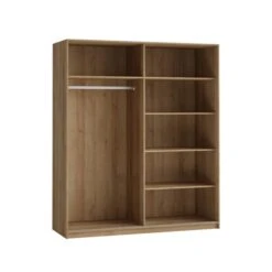 Dunelm Lincoln 180cm Sliding Double Wardrobe -Home Furniture 30775849 alt05