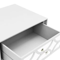 Dunelm Delphi 1 Drawer Bedside Table, Mirrored -Home Furniture 30775913 alt05