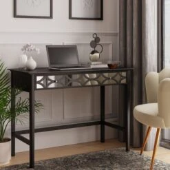 Dunelm Delphi Black Desk