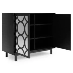 Dunelm Delphi Black Small Sideboard -Home Furniture 30775931 alt04