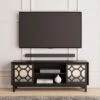 Dunelm Delphi Black TV Unit