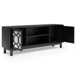 Dunelm Delphi Black TV Unit -Home Furniture 30775935 alt04