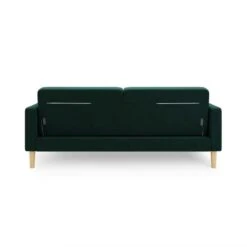 Dunelm Jacob Velvet Sofabed Bottle Green -Home Furniture 30776265 alt05