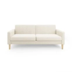 Dunelm Jacob Sherpa Sofa Bed Ivory -Home Furniture 30776267 alt04