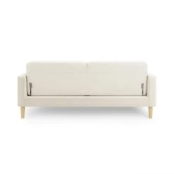Dunelm Jacob Sherpa Sofa Bed Ivory -Home Furniture 30776267 alt05