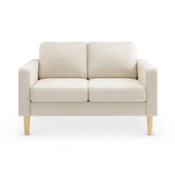 Dunelm Jacob Sherpa Compact 2 Seater Sofa -Home Furniture 30776346 alt02