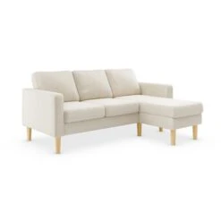 Dunelm Jacob Sherpa Compact Corner Chaise Sofa -Home Furniture 30776348 alt02