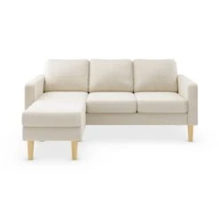 Dunelm Jacob Sherpa Compact Corner Chaise Sofa -Home Furniture 30776348 alt03